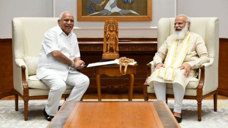 BS Yediyurappa and PM Modi