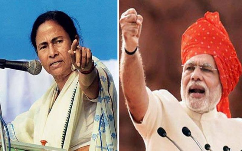 Mamata  Banerjee and Modi  Mamata  Banerjee and Modi