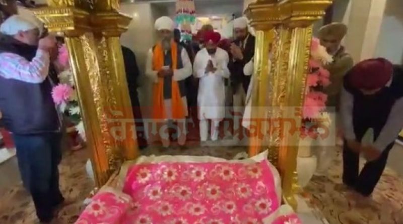 Charanjit Singh Channi pays obeisance at Mazara Sri Nabh Kanwal Raja Sahib Ji 