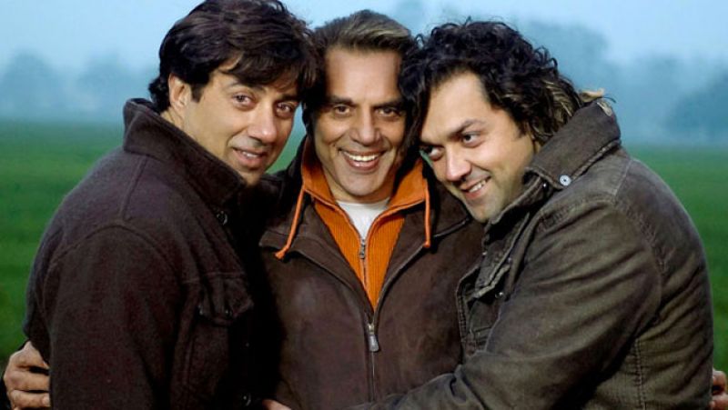 dharmendra with his sons