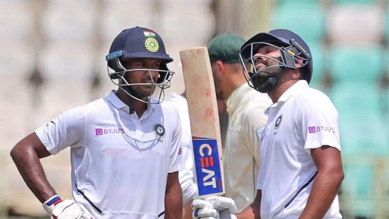India vs South Africa 1st Test : Rohit Sharma century takes India to 202/0