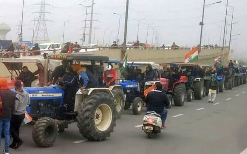 Republic Day Tractors Parade Preparations 