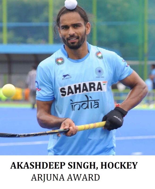 Hockey player Akashdeep Singh  Hockey player Akashdeep Singh