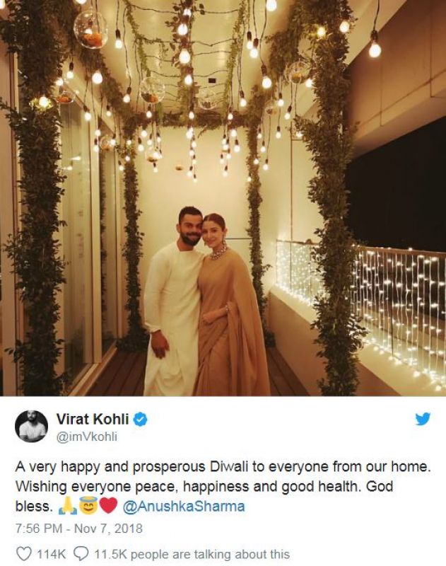 Virat kolhi And Anushka Sharma 
