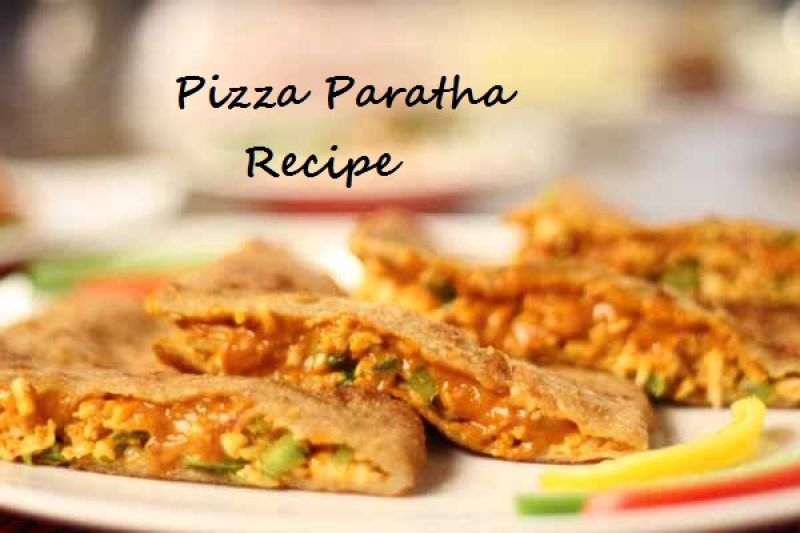 Pizza Paratha Pizza Paratha