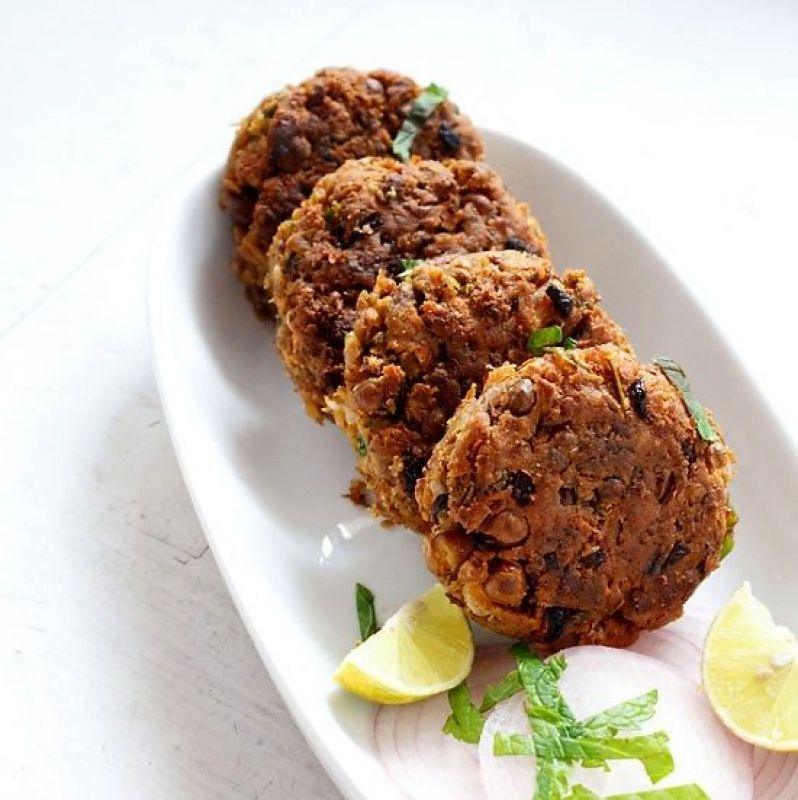 Black Chickpea Kebab