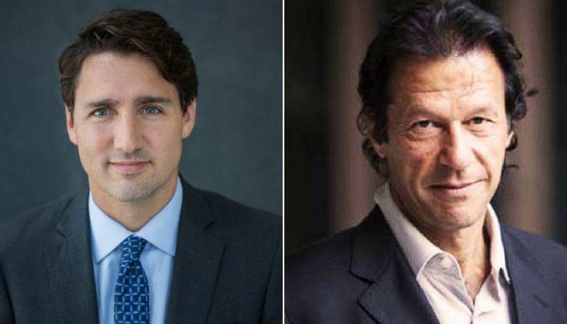 Imran khan - Justin trudeau
