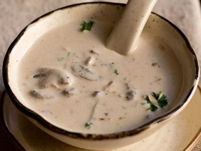 creamy mushroom soup