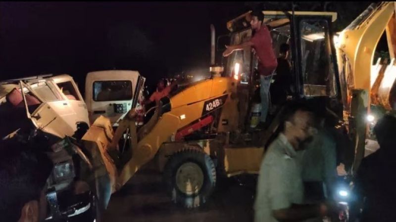 (Accident in uttar pradesh)