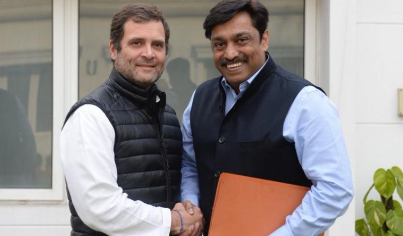 Rajesh Lilothia and Rahul Gandhi