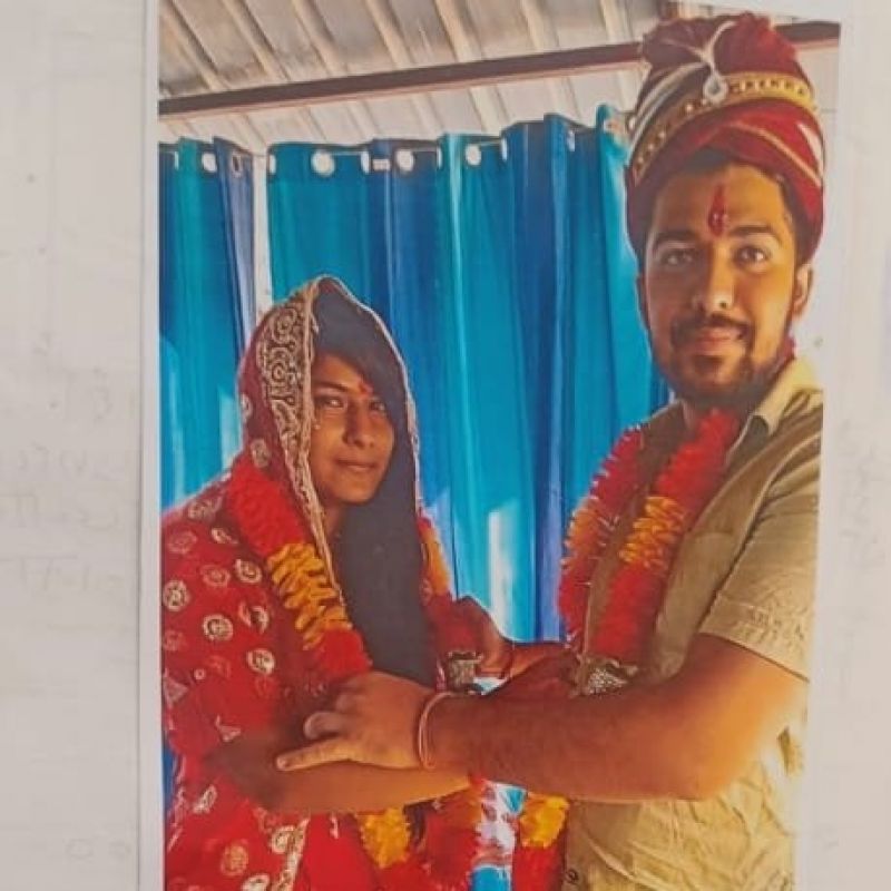 Sahil and Nikki had temple wedding in 2020