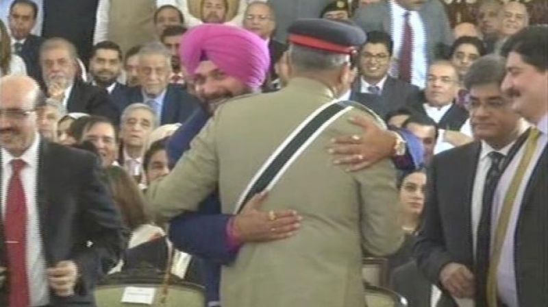 Navjot Sidhu at Pakistan 