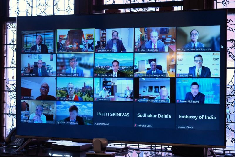 Finance Minister Nirmala Sitharaman arrives in US, meets Indian Ambassador to US Taranjit Singh Sandhu