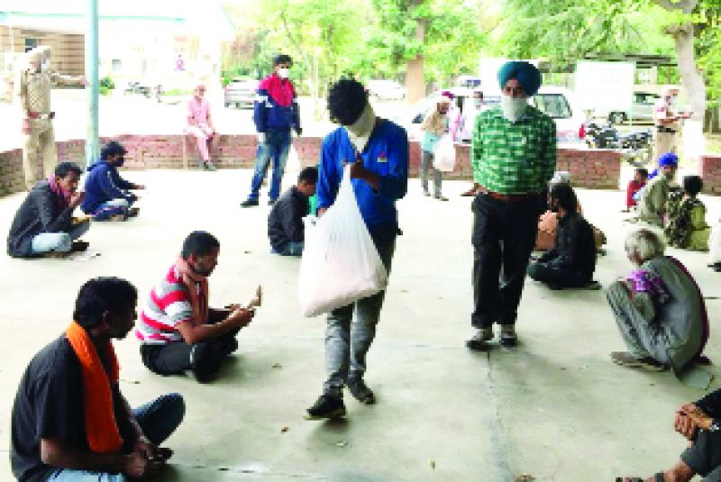 ਕਰਫ਼ਿਊ ਦੌਰਾਨ ਮਲਟੀਪਰਪਜ਼ ਸਕੂਲ 'ਚ ਬਣਿਆ ਸ਼ੈਲਟਰ ਹੋਮ