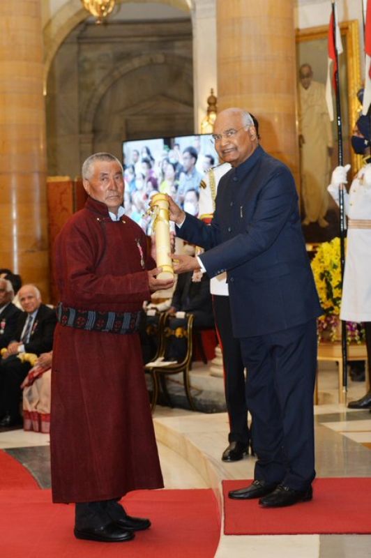Padma Shri to Shri Tsering Namgyal for Art