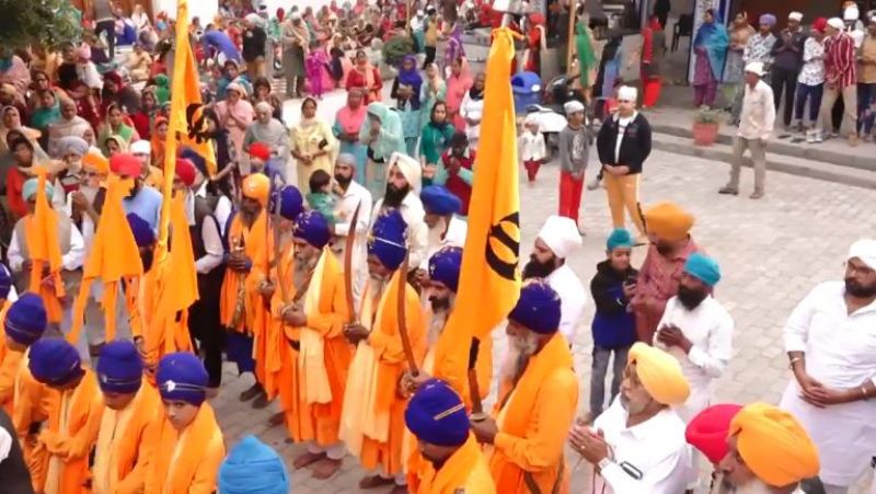 Nagar Kirtan decorated from Sri Akal Takht Sahib Nagar Kirtan decorated from Sri Akal Takht Sahib