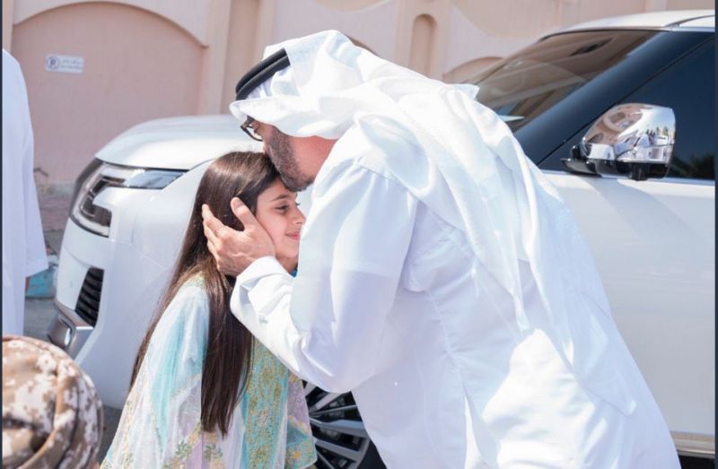 Abu Dhabi Crown Prince Visits Girl Who Couldn’t Shake His Hand During Event