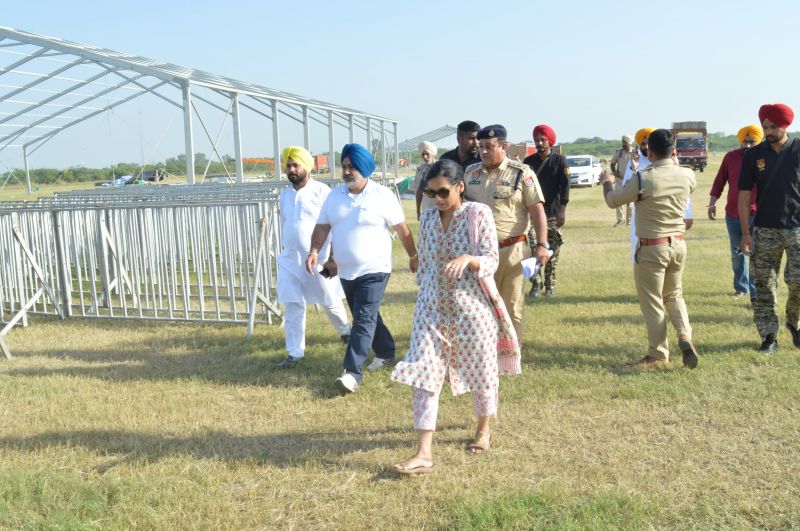 Cabinet Minister Jouramajra reviewed the preparations for the state level event to be held on October 2 in Patiala