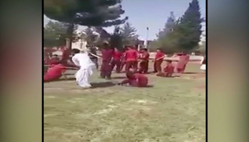 teacher torturing students