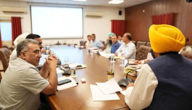 CM Mann Reviews the progress of five medical colleges being set up in Punjab