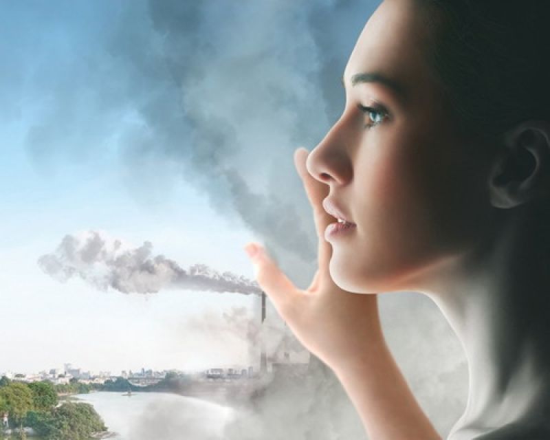 polluted skin polluted skin