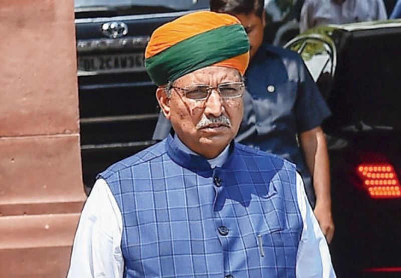 Union Minister Arjun Ram Meghwal 