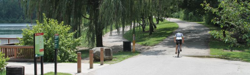 Different Cycle Tracks For The Children 