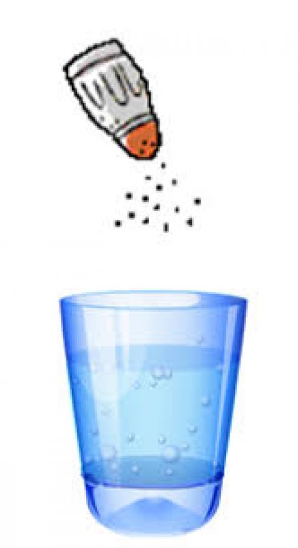 Salt water is beneficial