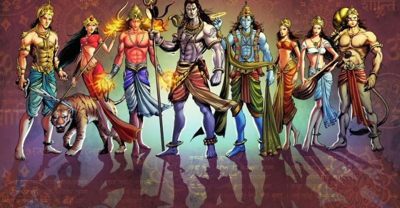 Hindu Gods Comics Characters