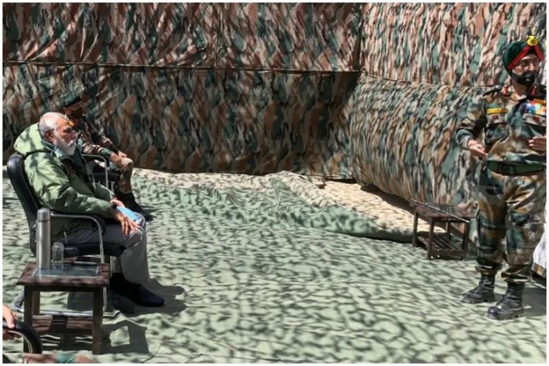 PM Modi visits Ladakh, interacts with Army