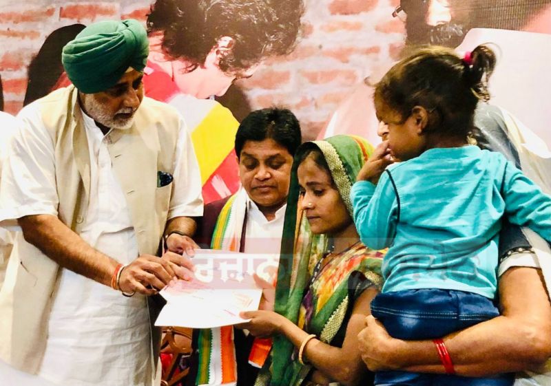 Punjab Government handed over cheques of Rs 50 lakh each to the victim families