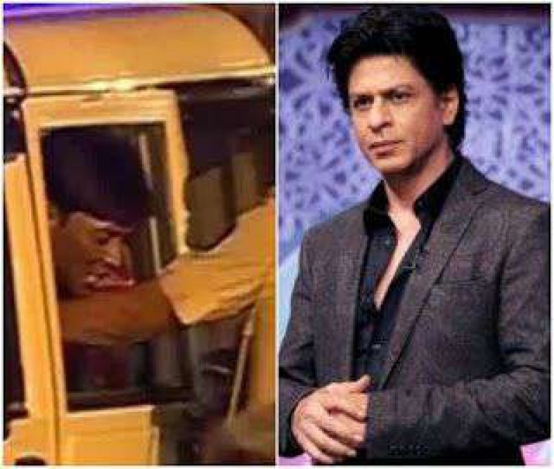 shahrukh khan fan injured himself