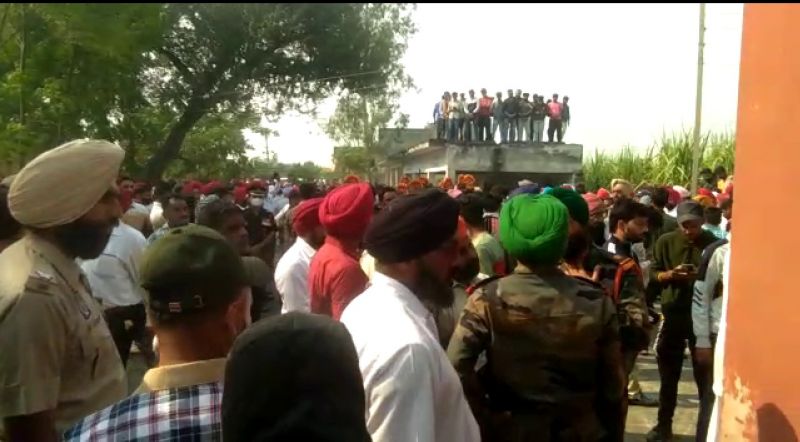 Funeral of Shaheed Manjit Singh