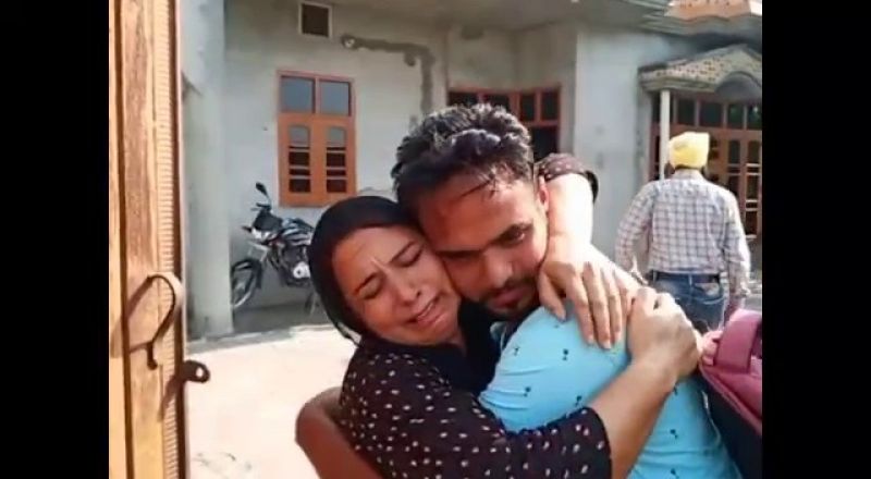 Sukhraj Singh returning from Dubai jail