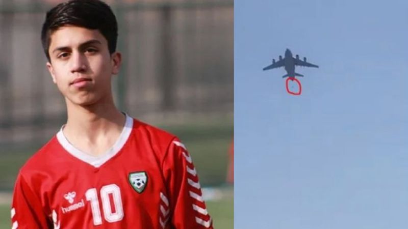 Afghan Footballer Zaki Anwari Fell to Death From US Military Plane At Kabul Airport