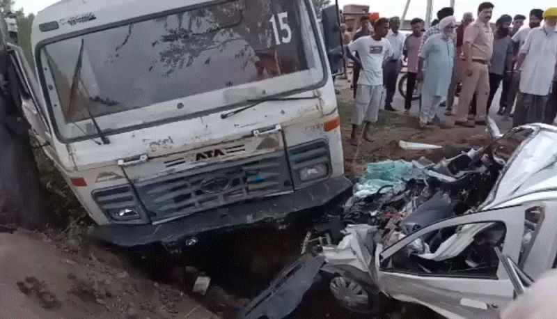  Tipper-car collision kills five members of family, including 3-year-old girl