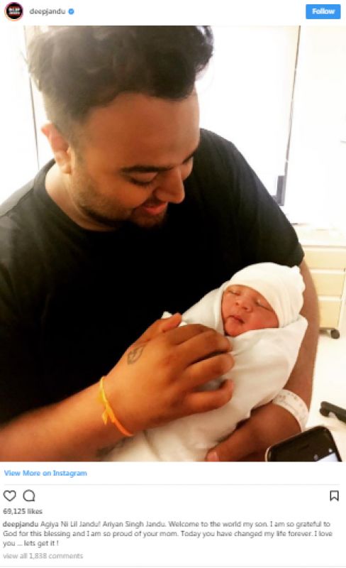 Deep Jadu became father of son Deep Jadu became father of son