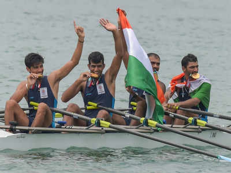 Indian Rowing Team Win Gold Medal