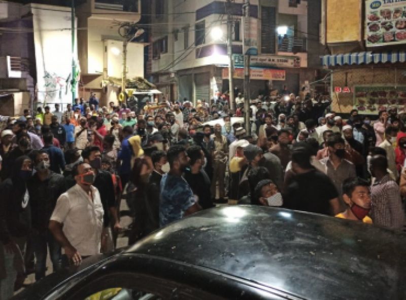 Violence breaks out in Bengaluru, MLA's house attacked