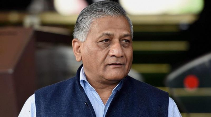 Minister external affairs VK Singh will go to iraq
