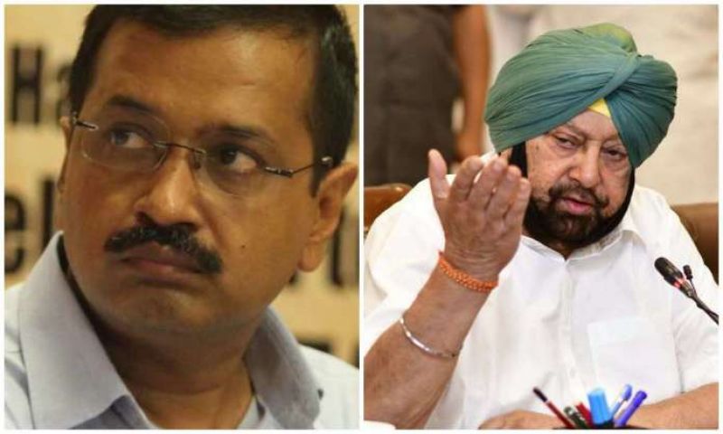 Amarinder Singh and Arvind Kejriwal