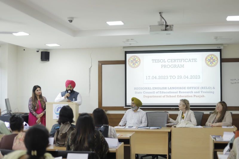 Harjot Singh Bains launches intensive two week program for English teachers