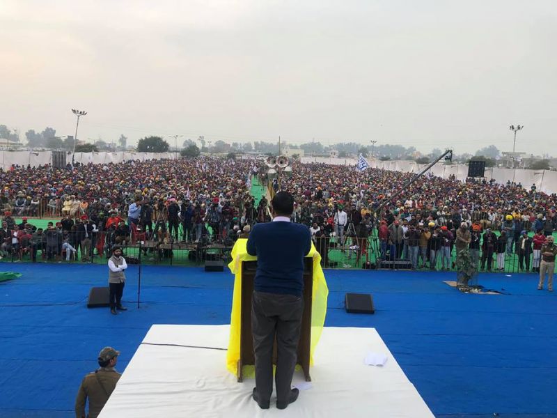 Aam Aadmi Party Barnala Rally