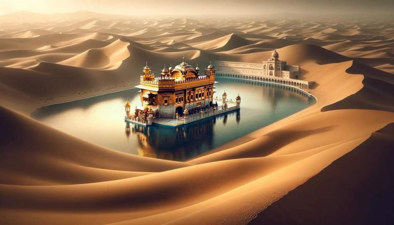 AI creates pics of Sri Harmandir Sahib at world's famous places