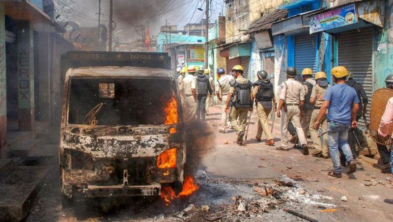 Bengal violence internet service stopped 