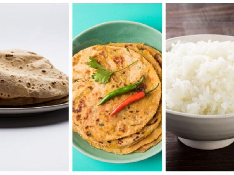 weight loss tips how much rice and chapati