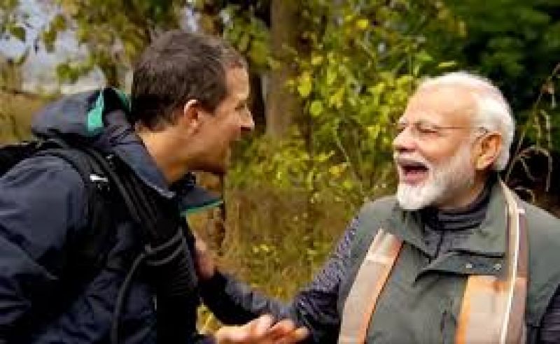 PM Modi to appear in Man vs Wild Show today PM Modi to appear in Man vs Wild Show today