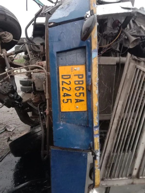 Big accident happened in Patiala Big accident happened in Patiala