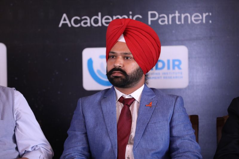 Postage stamp issued in the name of rocket scientist Harjit Singh