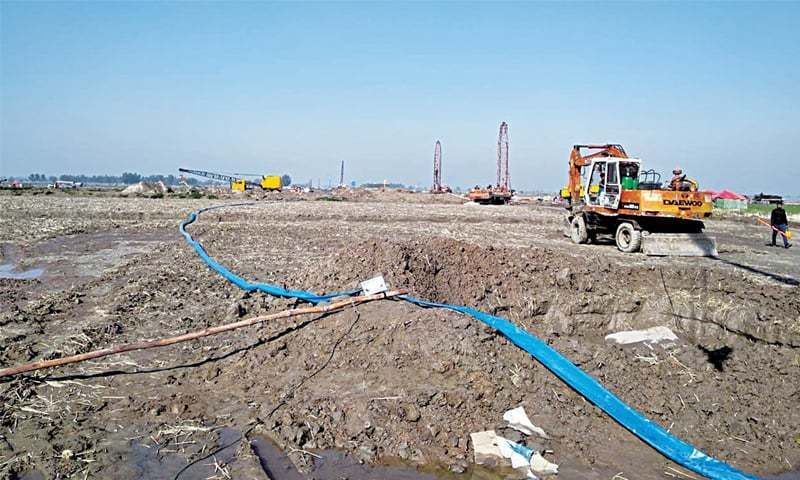 Kartarpur corridor construction work